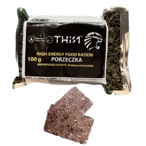Baton survivalowy This 1 orzechowy z czarną porzeczką - wysokoenergetyczna racja żywnościowa długoterminowa